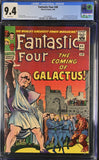 Fantastic Four #48 CGC 9.4 WHITE PAGES 1st appearance of Silver Surfer and Galactus (cameo last page)