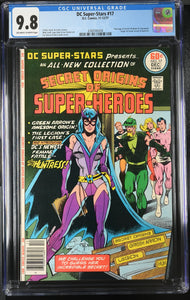 DC Super-Stars #17 CGC 9.8 1977 Marriage of Earth II Batman & Catwoman. Origin of Green Arrow & Huntress.