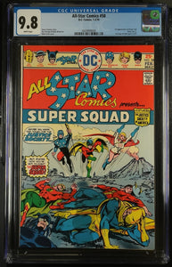 All-Star Comics #58 CGC 9.8 (1976) 1st appearance of Power Girl (Kara Zor-L).