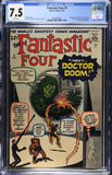 Fantastic Four #5 CGC 7.5 White Pages Origin and 1st appearance of Dr. Doom 1962