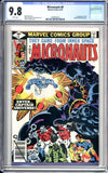 Micronauts #8 CGC 9.8 White Pages 1st appearance of the Captain Universe persona.