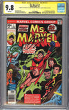 Ms. Marvel #1 CGC 9.8 White Pages 1st Carol Danvers as Ms. Marvel SIGNED BY JOE SINNOTT ON 5/18/19, JOHN ROMITA ON 5/20/19 &amp; GERRY CONWAY ON 5/25/19