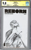 Reborn #1 CGC 9.8 Convention exclusive. Sketch cover. SIGNED BY GREG CAPULLO ON 10/8/16