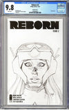 Reborn #2 CGC 9.8 Variant Cover C White Pages