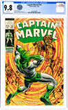 Captain Marvel #10 CGC 9.8 (1969) Arnold Drake story Don Heck and Vince Colletta art Marie Severin and John Verpoorten cover