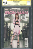 Invincible Iron Man #7 (Niemczyk Wop Variant) CGC 9.8 SS SIGNED BRIAN MICHAEL BENDIS (2016) 1st appearance of Tomoe. 1st appearance of Riri Williams in cameo on last page. "Women of Power"