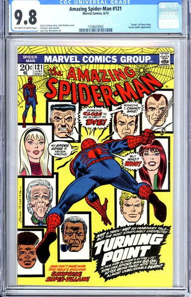 Amazing Spider-Man #121 CGC 9.8 (1973) 