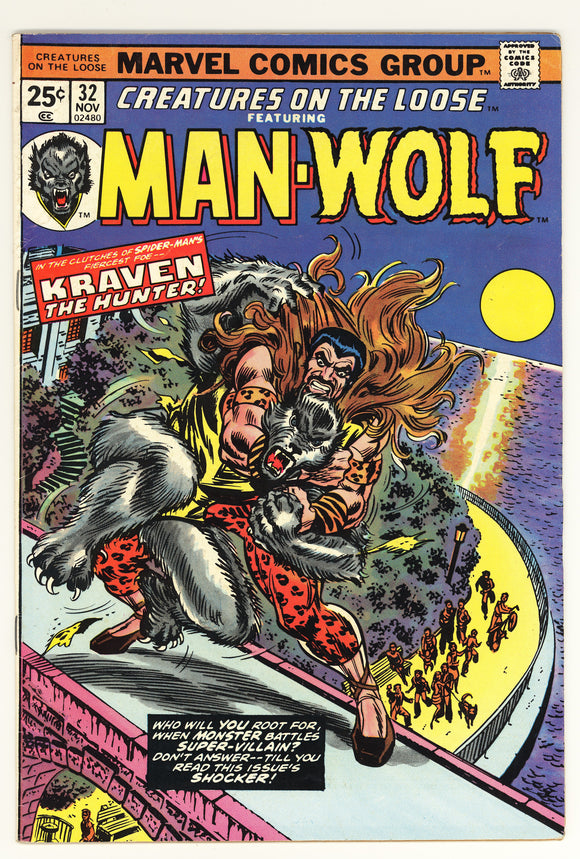 Creatures on the Loose #32 1974 Kraven