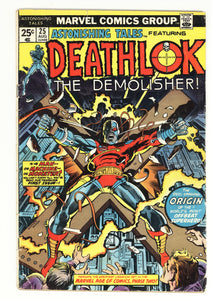 Astonishing Tales #25 1974 1st appearance of Deathlok, (Luther Manning) and Major Ryker, 1st George Perez work