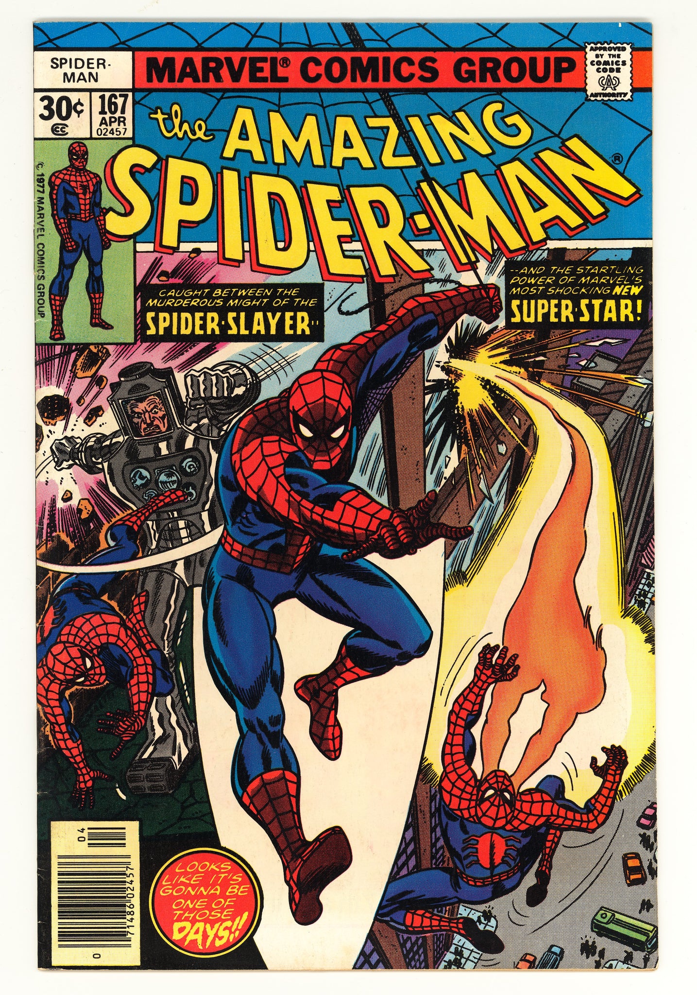 Amazing Spider-Man #167 1977 1st appearance of Will O' The