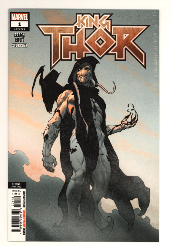 King Thor #1 (2019) 2nd Print Variant, Gorr the God Butcher