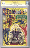 Fantastic Four #59 CGC SS 9.6 Doctor Doom, Silver Surfer and Inhumans appearance, SIGNED STAN LEE & JOE SINNOTT