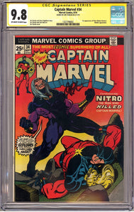 Captain Marvel #34 CGC 9.8 1st appearance of Nitro (Robert Hunter).
